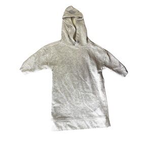 Fabletics Kids Casual Gray Hoodie Dress 2T long sleeve casual little girl